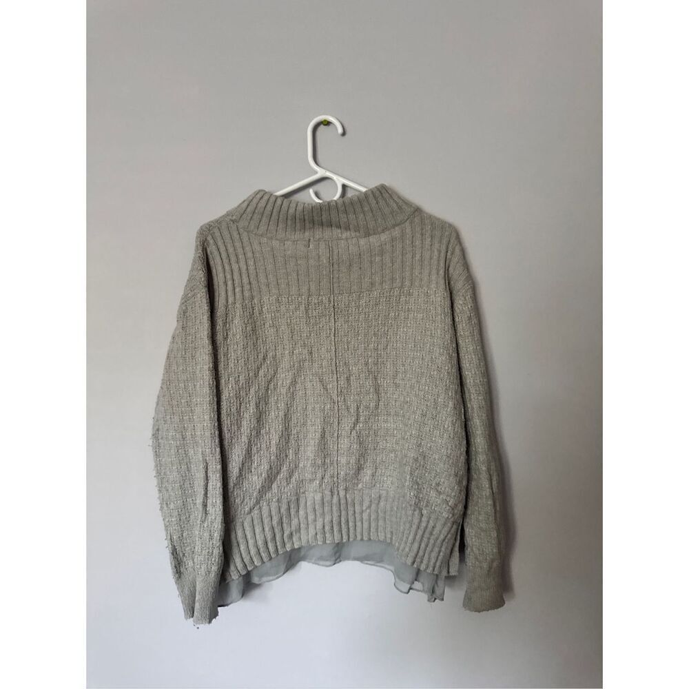 Anthropologie sparrow women’s gray‎ sweater size small